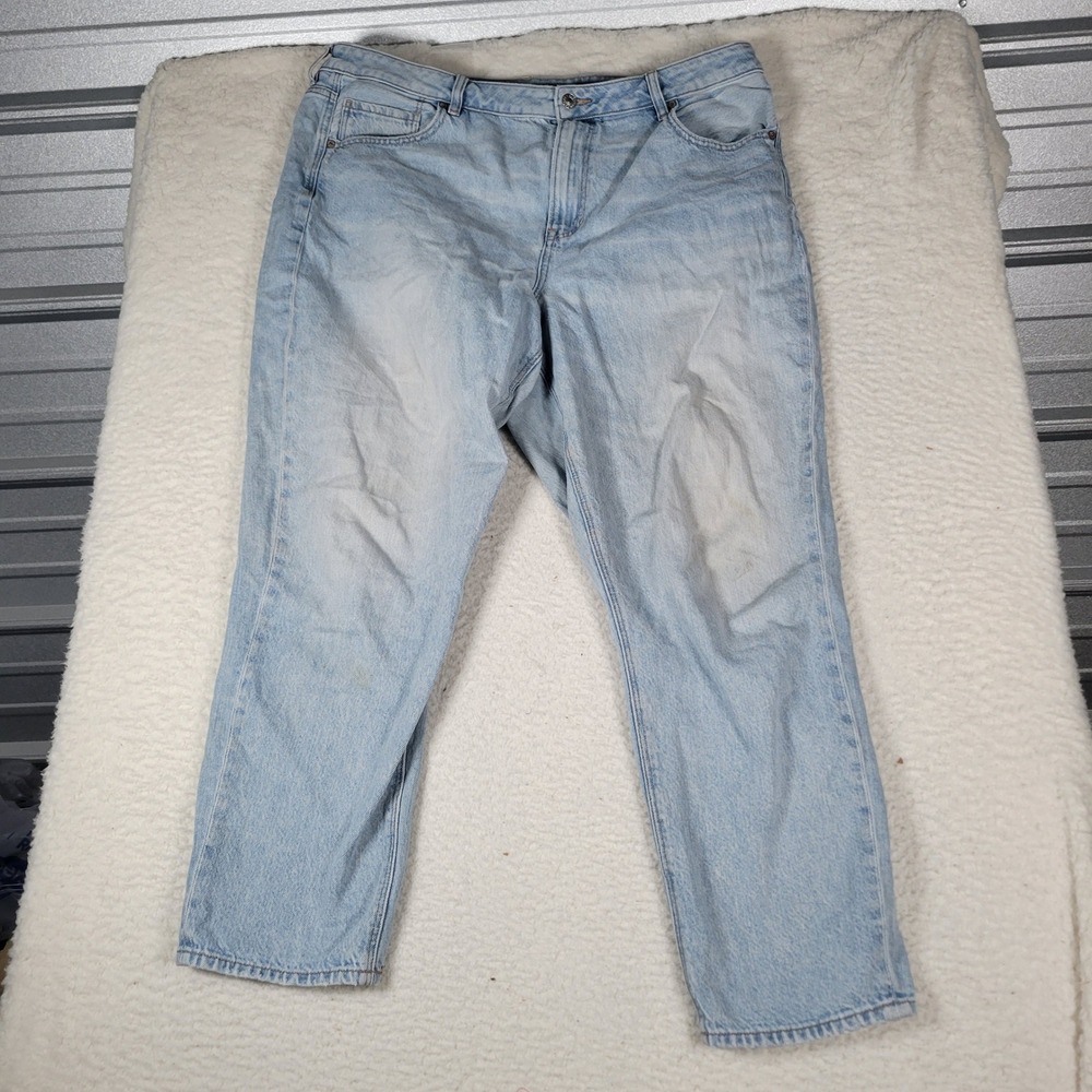 American Eagle Mom Jean Womens Size 18 (40x29) Strigid High Rise Tapered Leg
